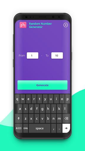 Random Number Generator Dice - Image screenshot of android app