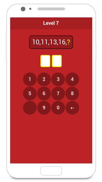 Numbers quiz - Gameplay image of android game