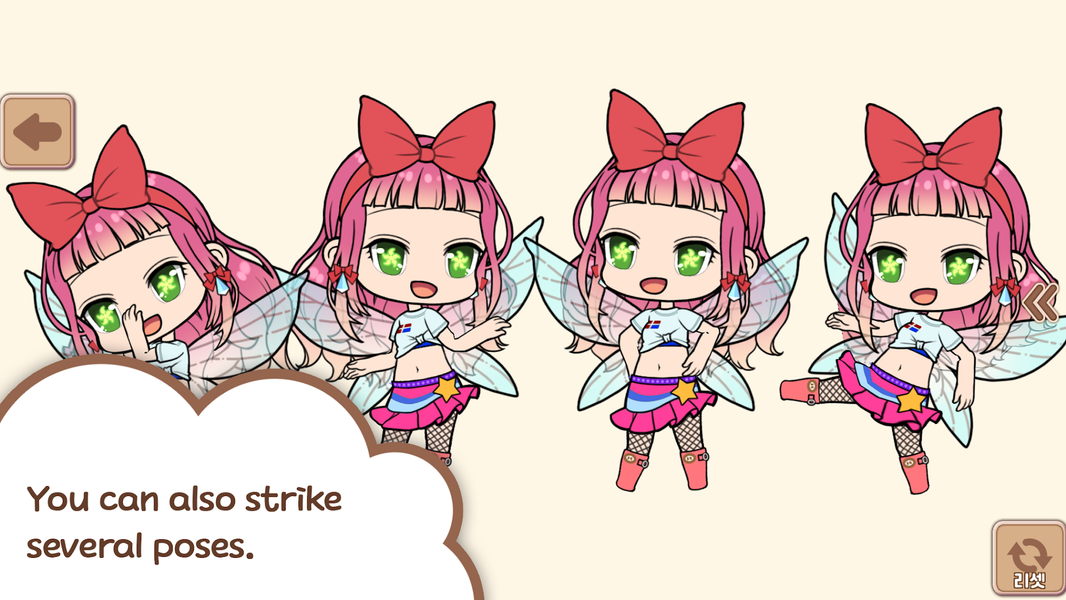 Character Life: Cute Dress up - Gameplay image of android game