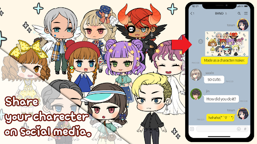 Character Maker: Dress-up Game - Gameplay image of android game