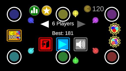 1-6 Player Ballz Fortress: local multiplayer game - Gameplay image of android game