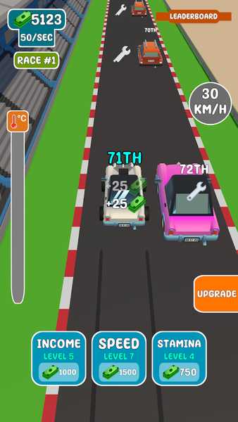 Merge Car Racing - Gameplay image of android game