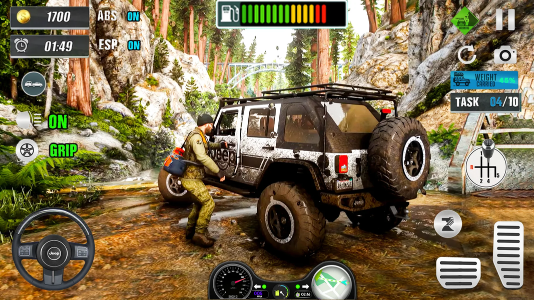 Offroad Jeep Race - Gameplay image of android game