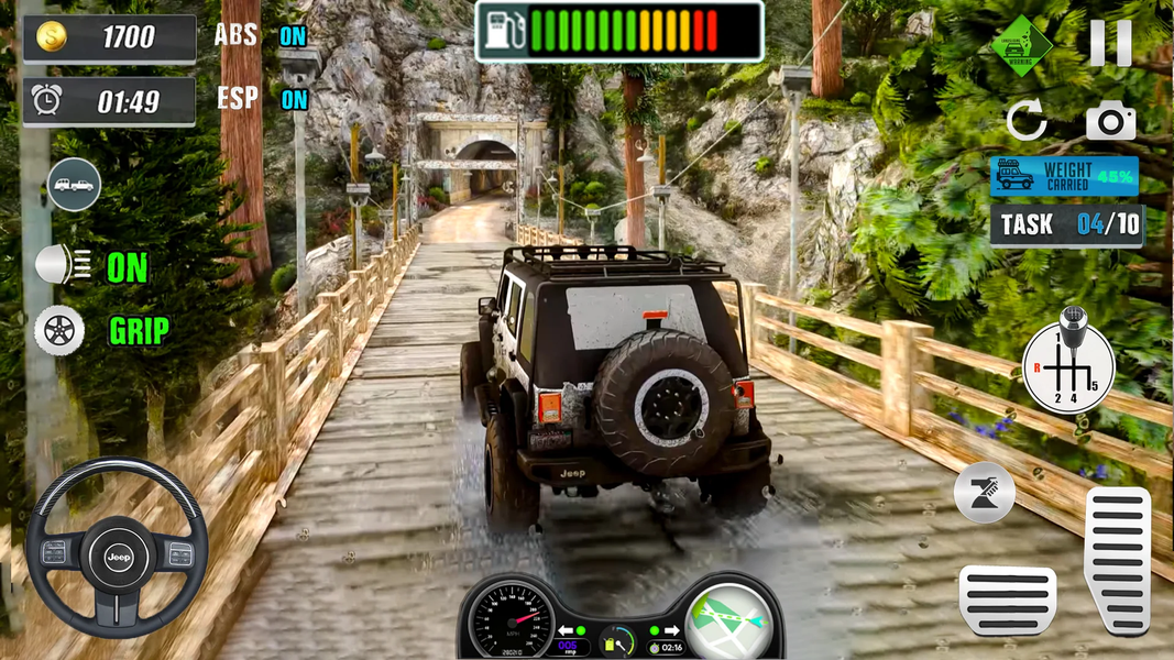 Offroad Jeep Race - Gameplay image of android game