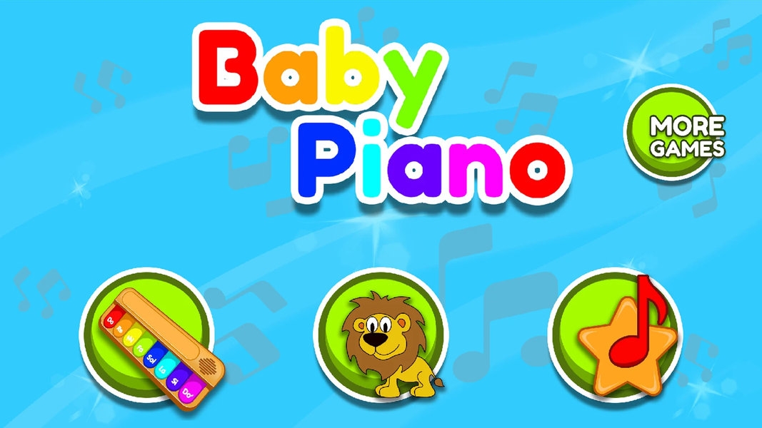 Baby piano - عکس بازی موبایلی اندروید