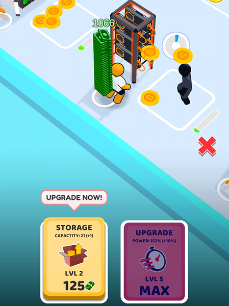 Cryptocurrency Master 3D - Gameplay image of android game