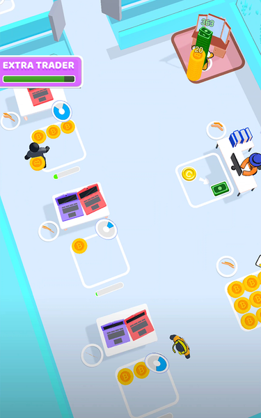 Cryptocurrency Master 3D - Gameplay image of android game