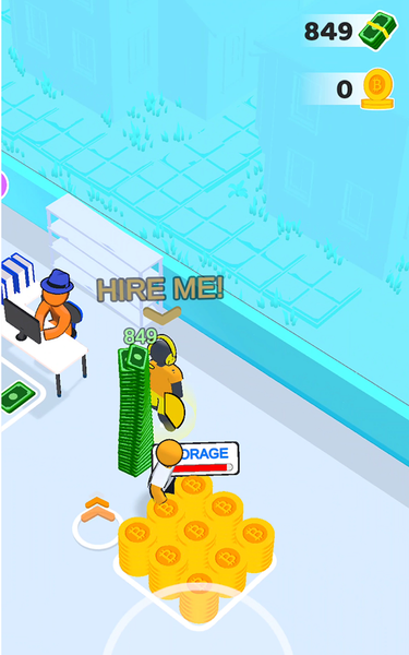 Cryptocurrency Master 3D - Gameplay image of android game