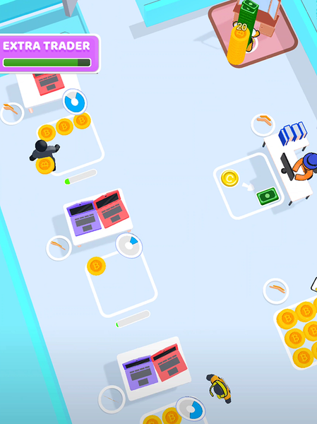 Cryptocurrency Master 3D - Gameplay image of android game