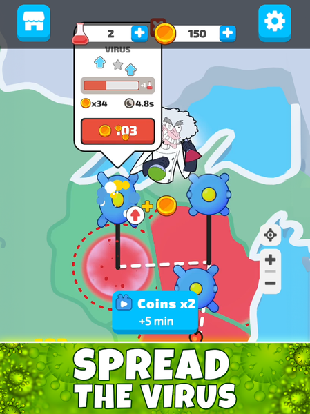 Virus Evolution: Destroy Earth - Image screenshot of android app