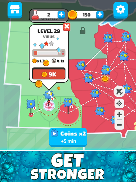 Virus Evolution: Destroy Earth - Image screenshot of android app