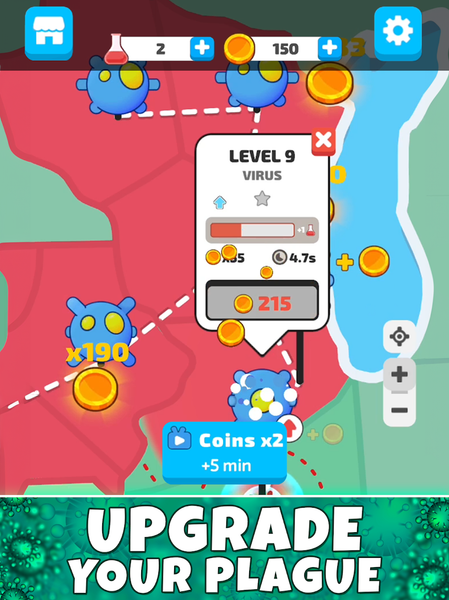 Virus Evolution: Destroy Earth - Image screenshot of android app