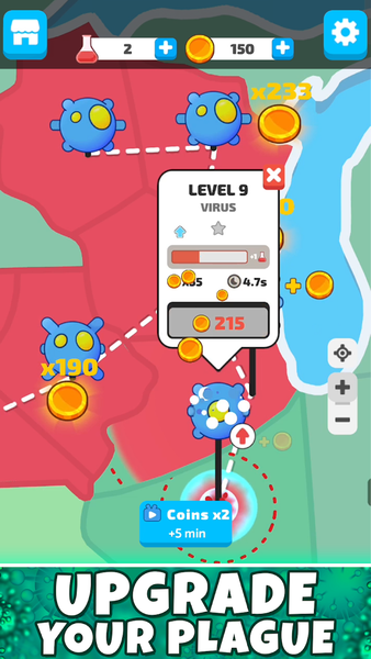 Virus Evolution: Destroy Earth - Image screenshot of android app