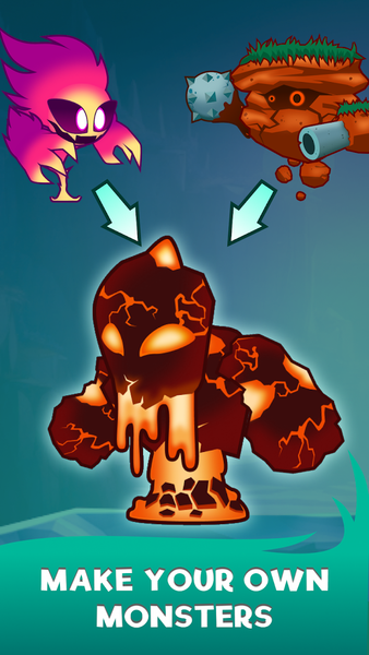 Elemental Monsters: Merge - Gameplay image of android game