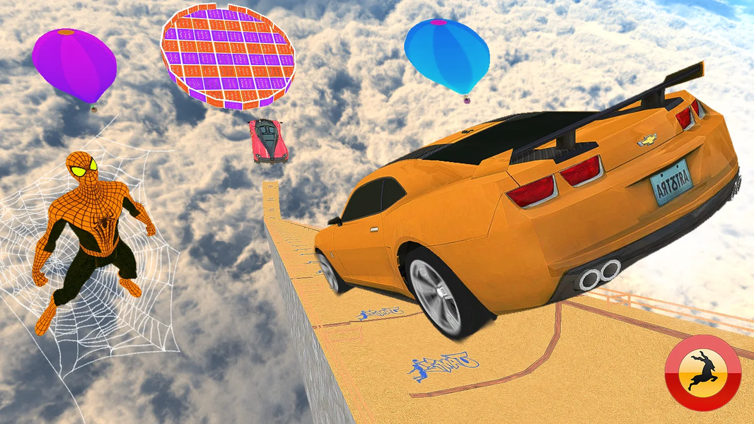 Omega Superhero Stunt Car Game - عکس بازی موبایلی اندروید