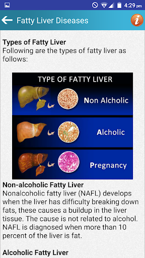 Fatty Liver Diet Healthy Foods - Image screenshot of android app