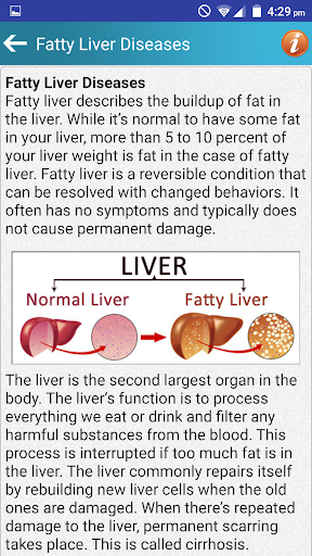 Fatty Liver Diet Healthy Foods - Image screenshot of android app