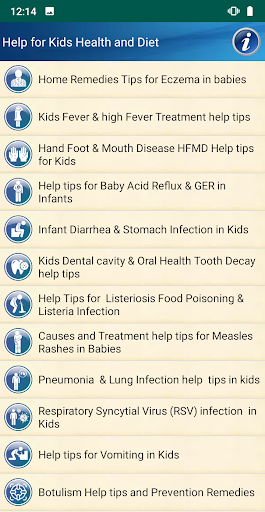 Kids Health and Diet Help - Image screenshot of android app