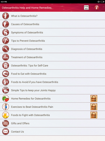 Joint Pain Osteoarthritis Help - عکس برنامه موبایلی اندروید