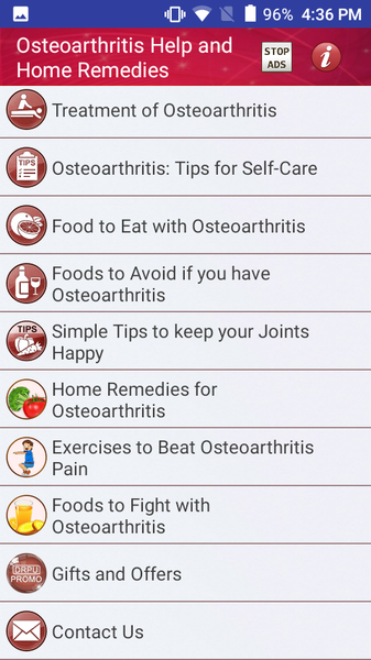 Joint Pain Osteoarthritis Help - عکس برنامه موبایلی اندروید