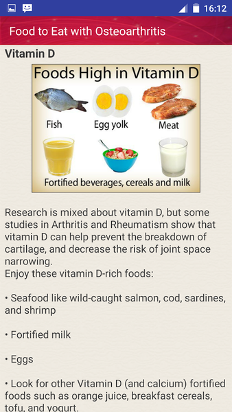 Joint Pain Osteoarthritis Help - عکس برنامه موبایلی اندروید