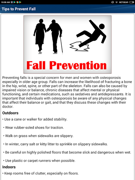 Osteoporosis Weak Bones Diet - Image screenshot of android app