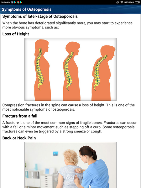 Osteoporosis Weak Bones Diet - Image screenshot of android app