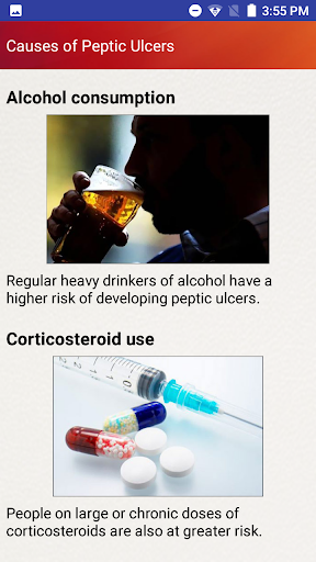Peptic Ulcers Help & Diet Tips - Image screenshot of android app