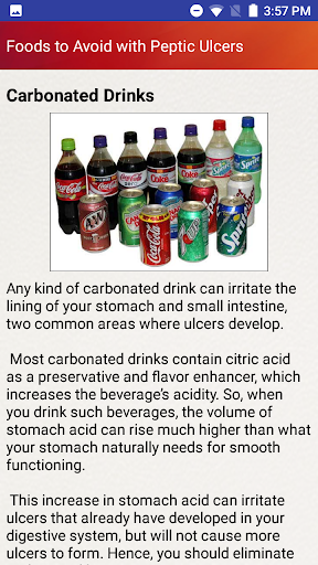 Peptic Ulcers Help & Diet Tips - Image screenshot of android app