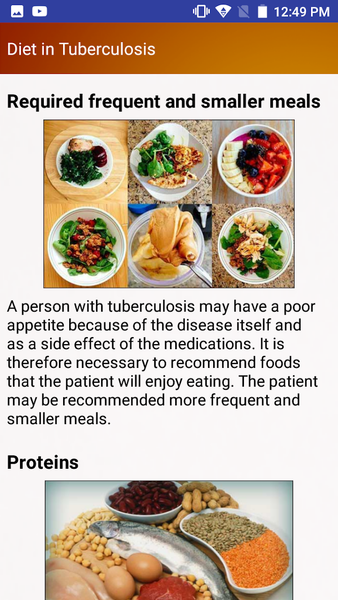 Tuberculosis TB Help & Diet - Image screenshot of android app