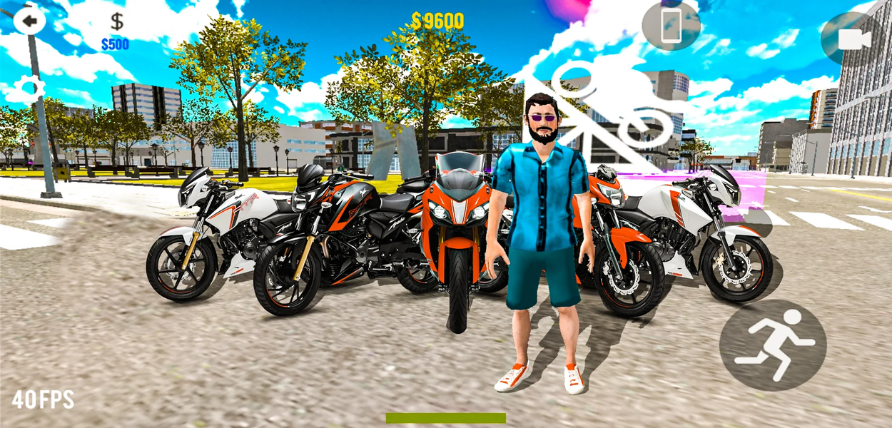 Indian Bikes Simulator 3D - عکس بازی موبایلی اندروید