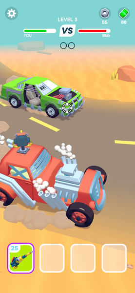 Merge & Drive - Gameplay image of android game