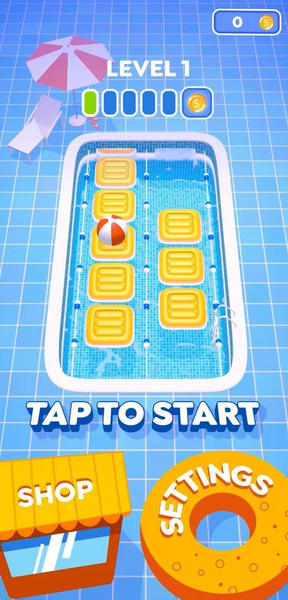 Pool Jump - Gameplay image of android game