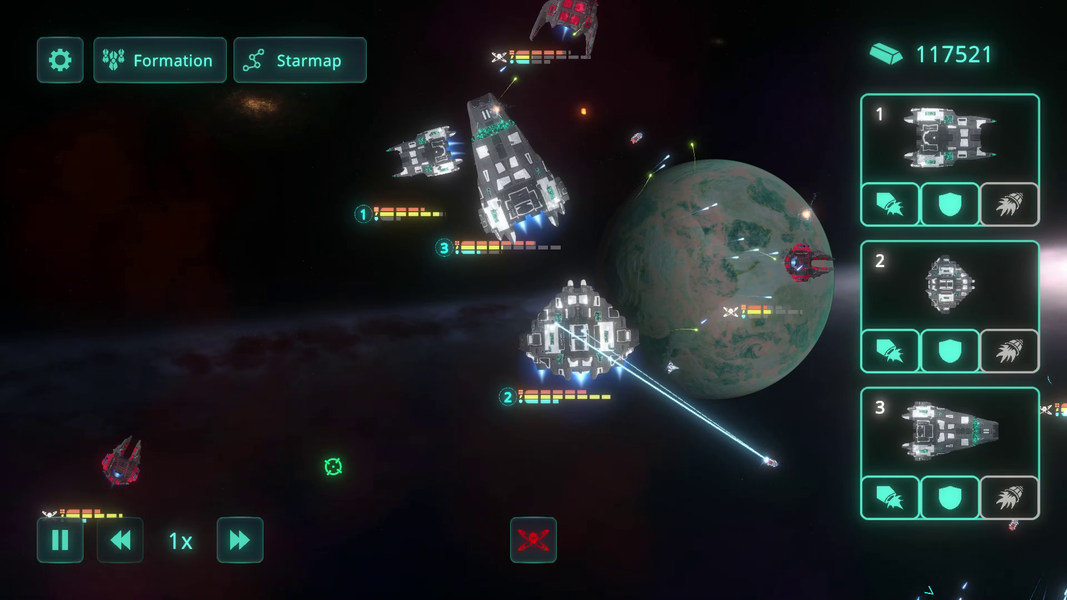 Space Menace Demo - Gameplay image of android game