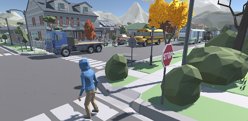 Dude Wars: Open World Sandbox - Gameplay image of android game
