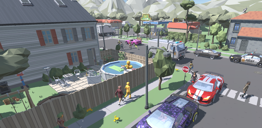 Gang Wars House - Gameplay image of android game