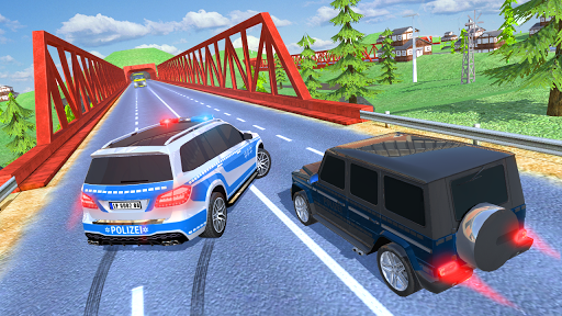 Offroad Police Car DE - Gameplay image of android game