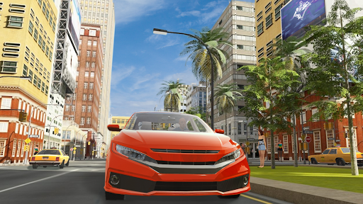 Car Simulator Civic - Gameplay image of android game