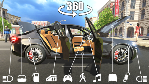 Car Simulator M5 - Gameplay image of android game