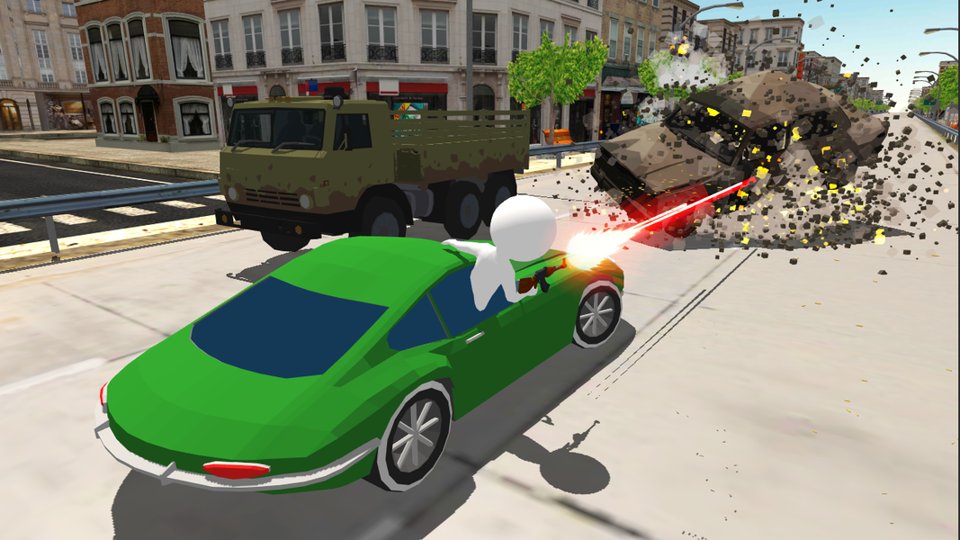 Crime Traffic Casual Racing - Gameplay image of android game