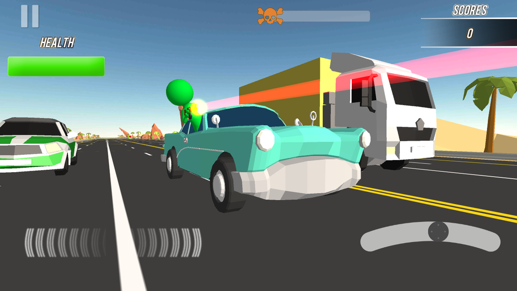 Crime Traffic Casual Racing - Gameplay image of android game