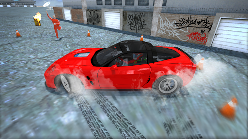 Sport Car Corvette - Gameplay image of android game