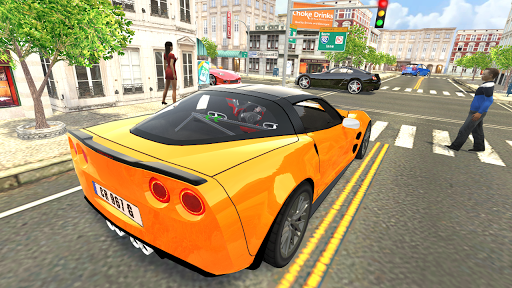 Sport Car Corvette - Gameplay image of android game