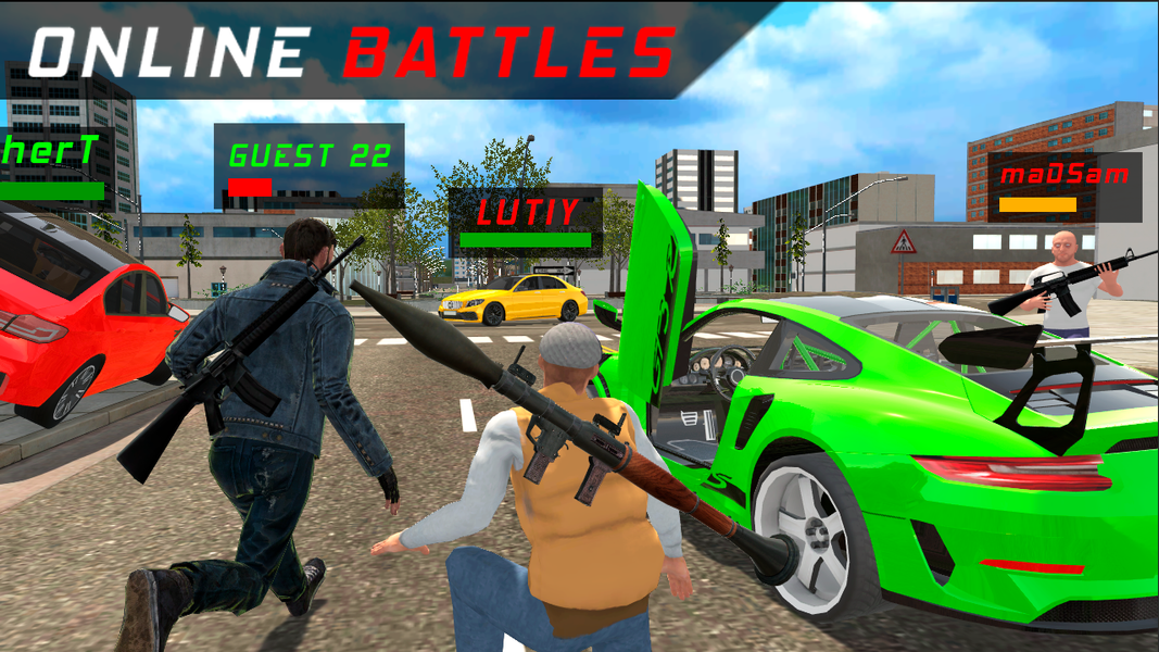 Crime Online - Action Game - Gameplay image of android game