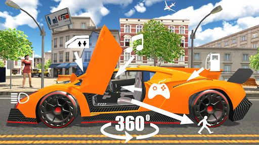 Car Simulator SportBull - Gameplay image of android game