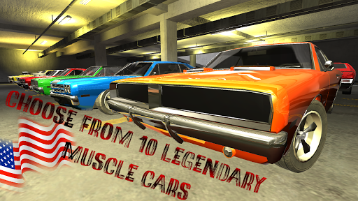 Legendary Muscle Car Race - Gameplay image of android game