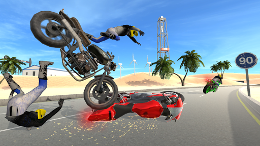 Moto Extreme 3D - Gameplay image of android game