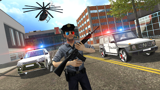 Police vs Gangsters 4x4 Offroa - Image screenshot of android app