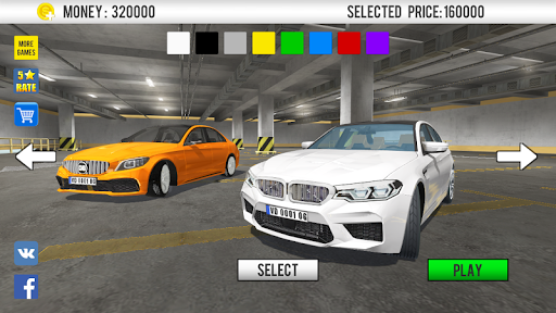 Racing Speed: M5 & C63 - Gameplay image of android game