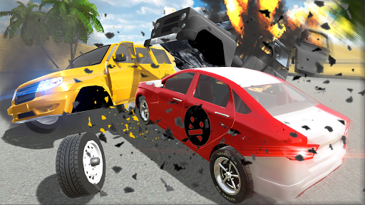 Russian Cars: Crash Simulator - Gameplay image of android game